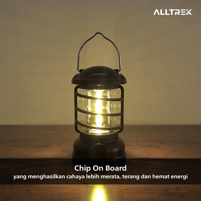 ALLTREK Lampu Tenda Camping RUSTIC Lentera Outdoor Vintage Style