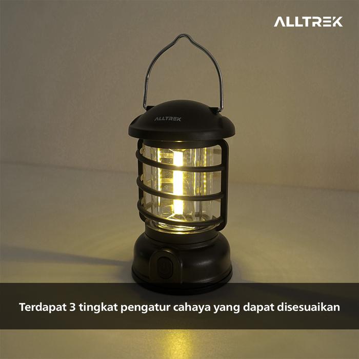 ALLTREK Lampu Tenda Camping RUSTIC Lentera Outdoor Vintage Style