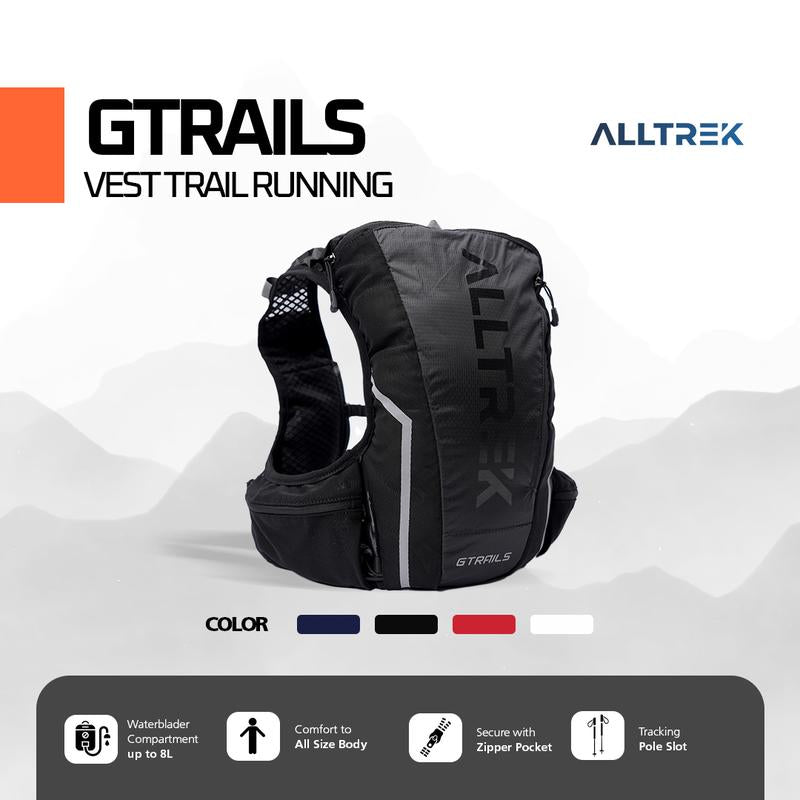 ALLTREK Running Vest GTRAILS Hydration Backpack Vest – Alltrek
