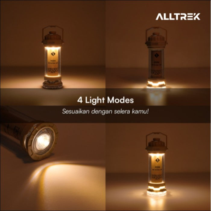 ALLTREK Lampu Camping LED OXSA Portable Emergency Flashlight