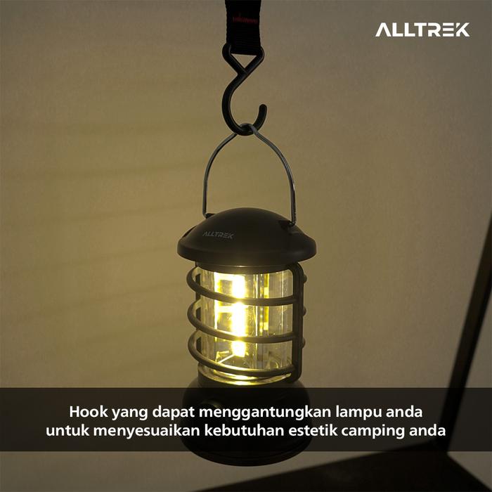 ALLTREK Lampu Tenda Camping RUSTIC Lentera Outdoor Vintage Style