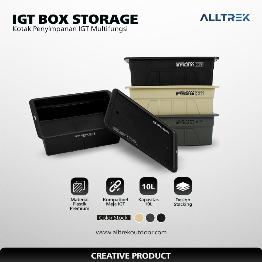 ALLTREK Box Penyimpanan IGT Plastic Box Storage
