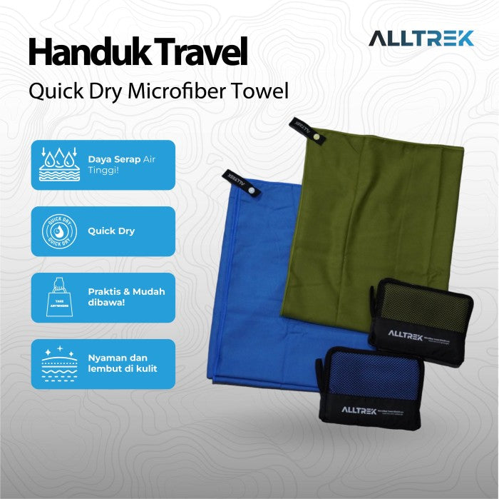 ALLTREK Handuk Travel Microfiber Quick Dry Bath Towel