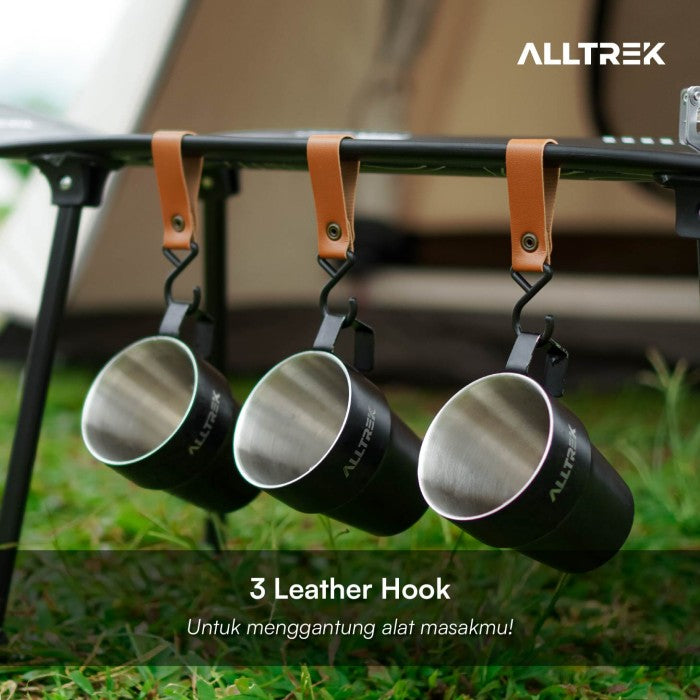 ALLTREK Camping โต๊ะสเก็ตบอร์ด HAWKEYE โต๊ะพับแบบพกพากลางแจ้ง