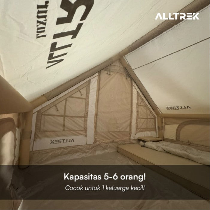 ALLTREK Glamping เต็นท์เต็นท์แคมป์ลมผ้าฝ้ายหรูหรากันน้ำ