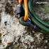 ALLTREK Multifunctional Carabiner สายรัดกระเป๋าเดินทางสำหรับรถจักรยานยนต์ - สีเขียวทหาร