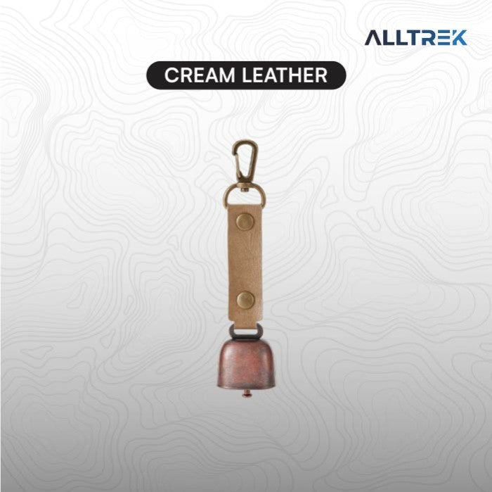 ALLTREK กระดิ่งกลางแจ้ง กระดิ่ง อุปกรณ์เดินป่า พวงกุญแจ - สีครีม
