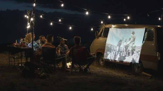 ALLTREK Proyektor X1 Theater Outdoor 8k Decoding HD Android 9.0