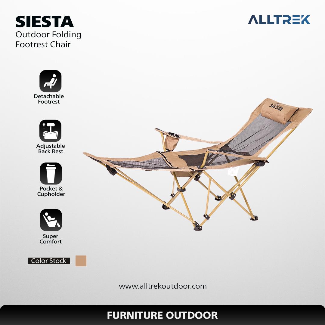 ALLTREK Kursi Lipat Footrest SIESTA Portable Outdoor
