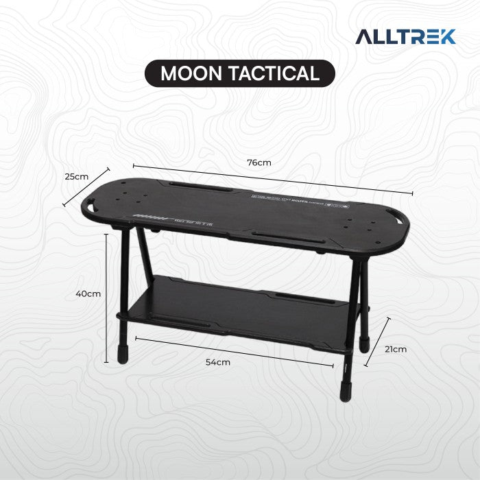 ALLTREK TACTICAL IGT โต๊ะตั้งแคมป์กลางแจ้งแบบพกพา - โต๊ะพระจันทร์
