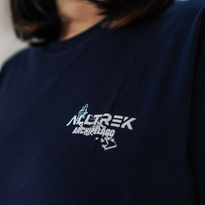 เสื้อยืด ALLTREK Outdoor ARCHIPELAGO 2.0 Combed 30s Kaos Regular Fit - สีขาว, M