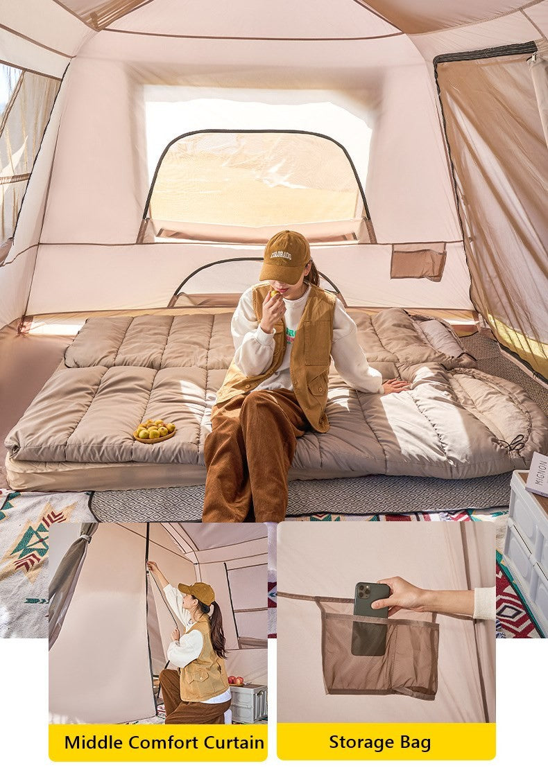 ALLTREK Tenda Camping Luxury SKYLARK Double Layer 2 Rooms 1 Hall
