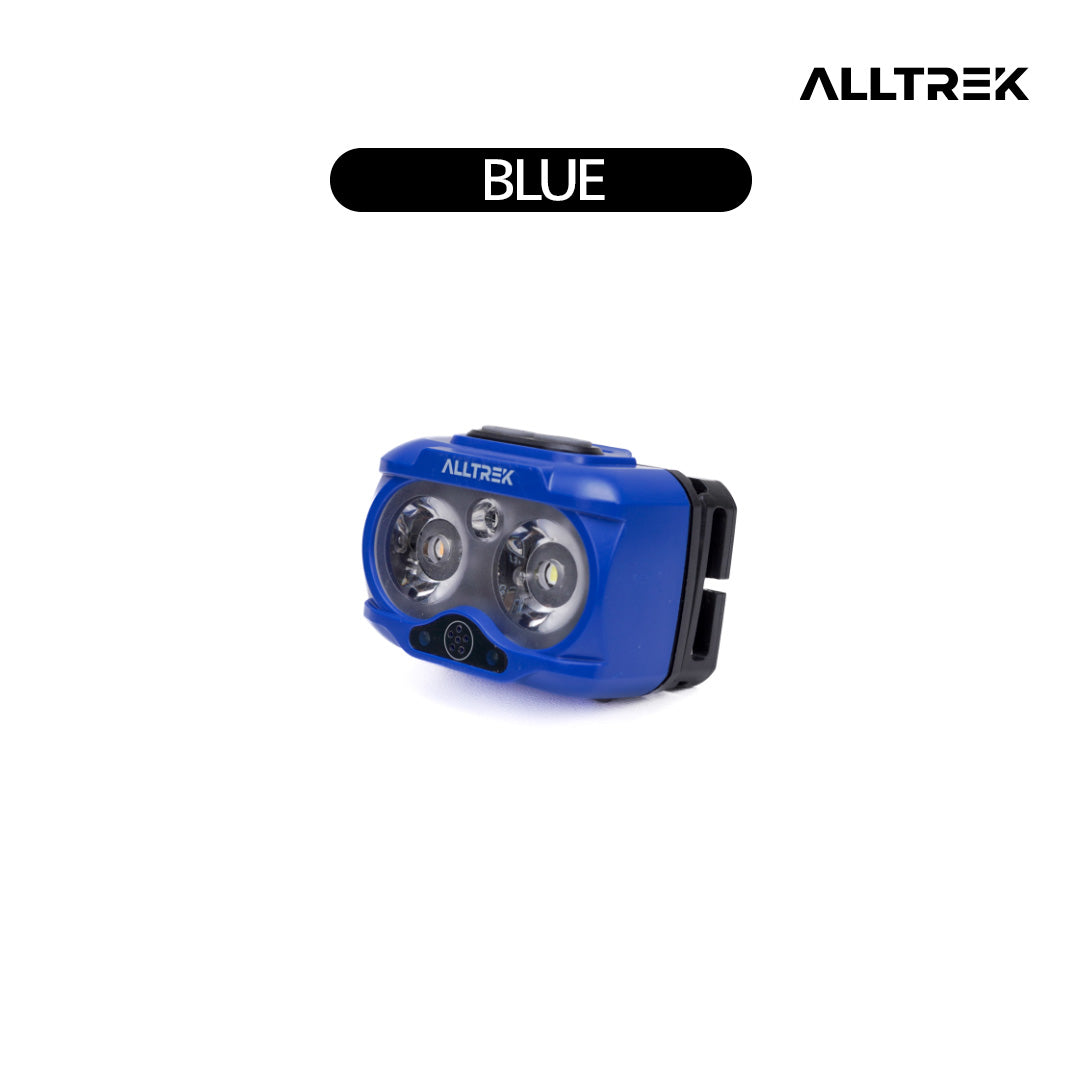 ALLTREK HL430 Lampu Senter Kepala Super Terang Headlamp 430 Lumens Hybrid