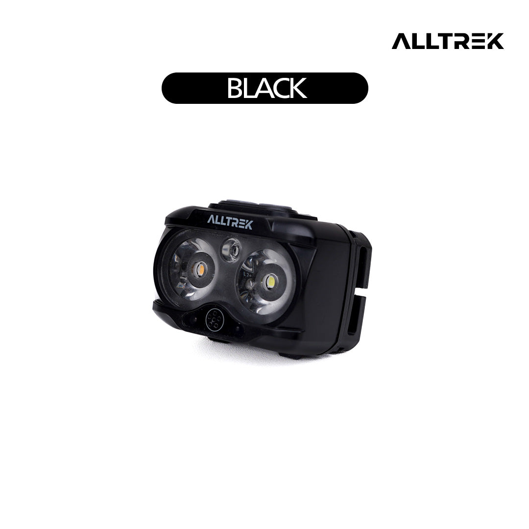 ALLTREK HL430 Lampu Senter Kepala Super Terang Headlamp 430 Lumens Hybrid