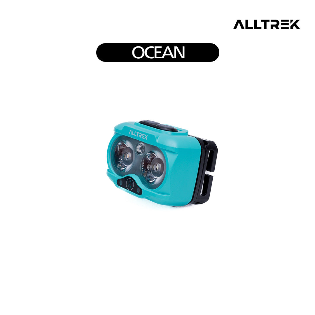 ALLTREK HL430 Lampu Senter Kepala Super Terang Headlamp 430 Lumens Hybrid