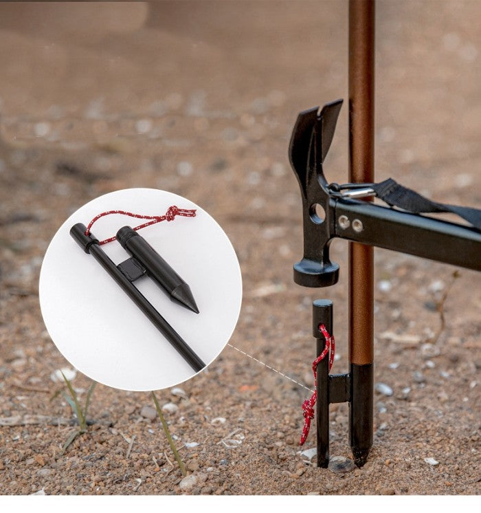 ALLTREK Stand Lamp Ground ATLS-2 Camping Tiang Lampu Outdoor - Coffe