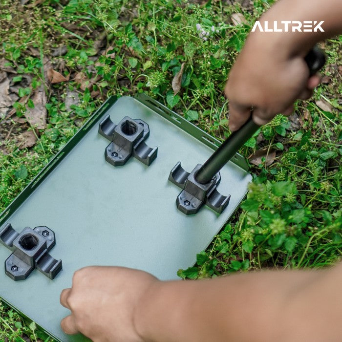 ALLTREK Folding Table Camping Dual Purpose Camping Chair Outdoor