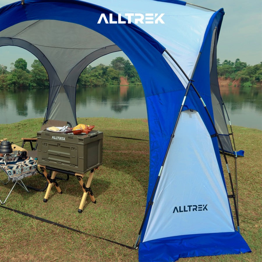 ALLTREK เต็นท์กระโจม Pop Up เต็นท์พักพิงทรงแปดเหลี่ยมกลางแจ้ง