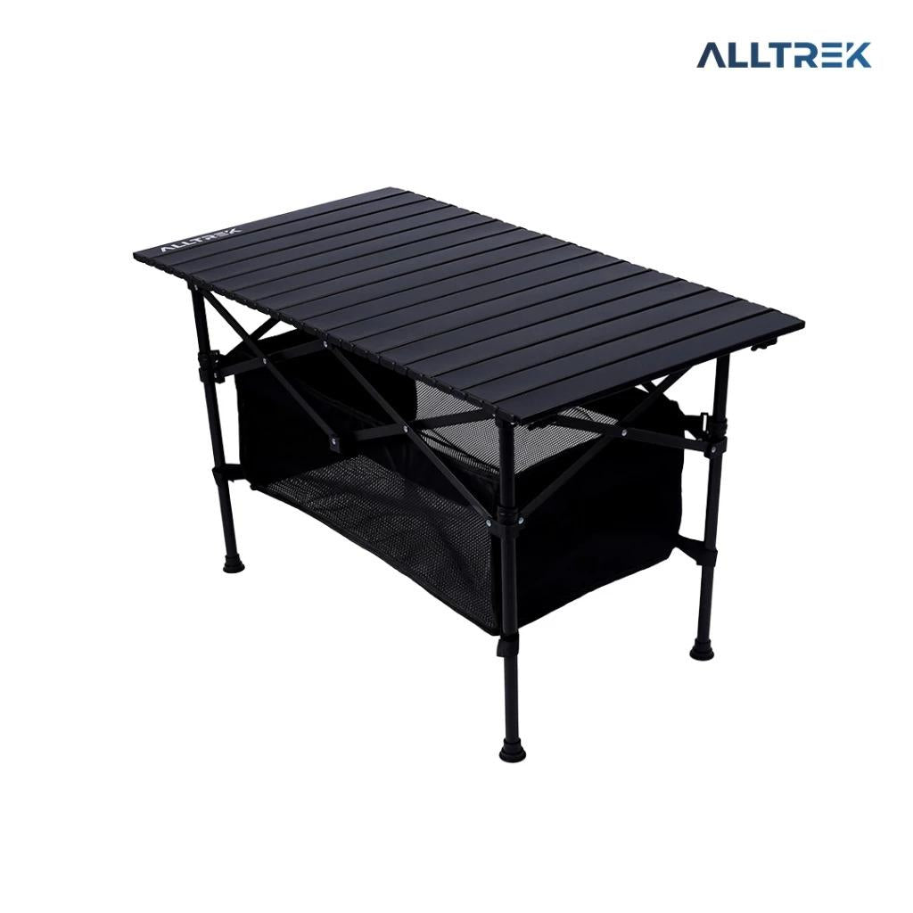 ALLTREK Paket Meja &amp; 5 Kursi Camping | Folding Table + Clover Chair | Outdoor Camping Set