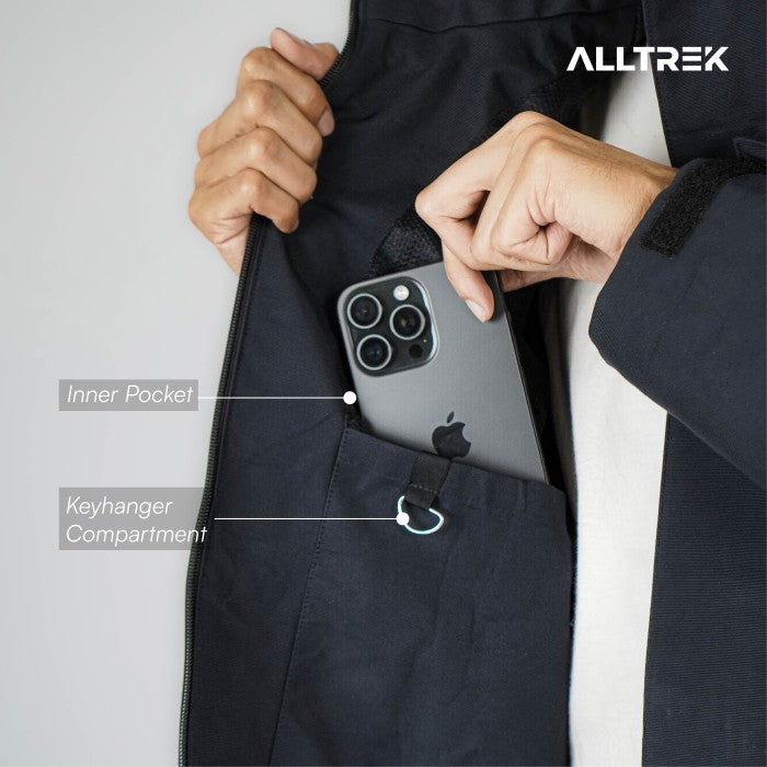 เสื้อแจ็คเก็ต ALLTREK กลางแจ้ง DEKTON Softshell Jacket กันน้ำ กันลม กันน้ำ - L