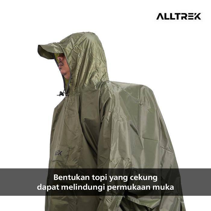 ALLTREK Jas Hujan Ponco Lengan Ultralight 3 in 1