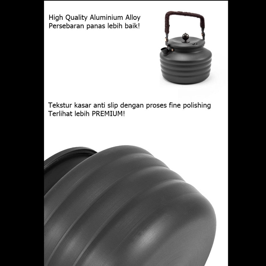 ALLTREK Camping Teapot ALTA กาต้มน้ำอลูมิเนียมอัลลอยด์ 800 ML