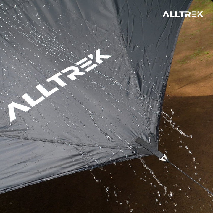ALLTREK Canopy Flysheet Camping STARION BLACK Flysheet Anti UV Outdoor