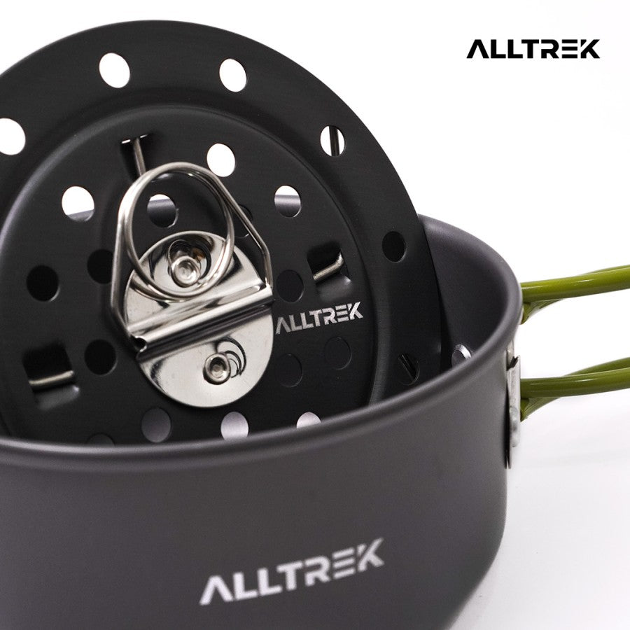 ALLTREK Alat Masak Outdoor ACE001 Nesting + Steamed Tray Cookware