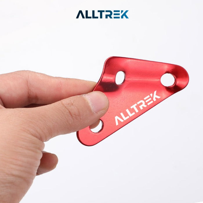 ALLTREK สายรัดเต็นท์หัวเข็มขัดสามเหลี่ยมเชือกลมหนู Flysheet