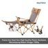 ALLTREK Kursi Lipat Footrest SIESTA Portable Outdoor Adjustable Reclining & Detachable