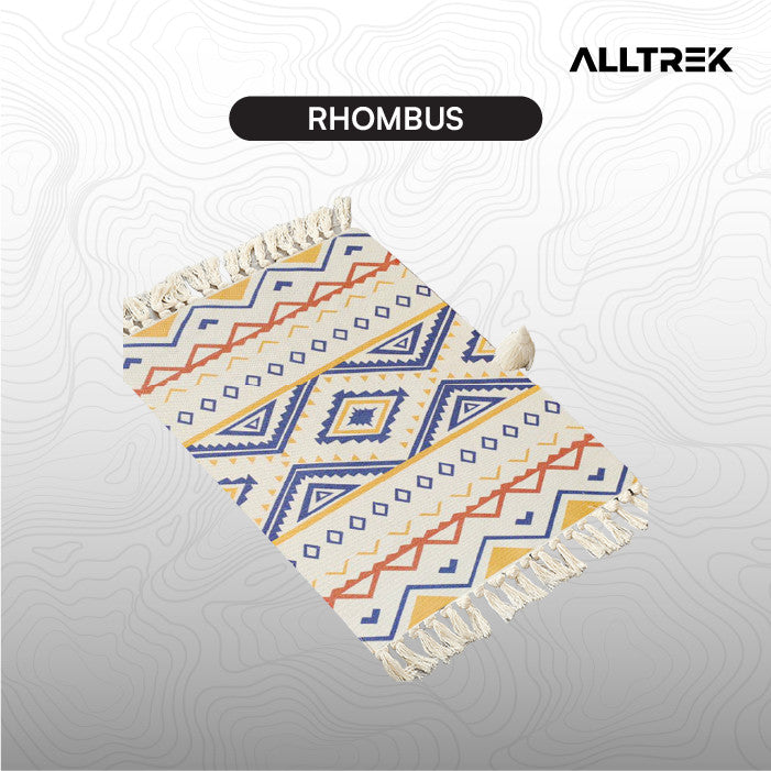 ALLTREK ETHNIC NORDIC พรมปูพื้นผ้าฝ้ายผ้าประตู Aesthetic
