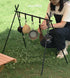ALLTREK Folding Hanging Rack Barang dan Alat Masak Rak Lipat Outdoor