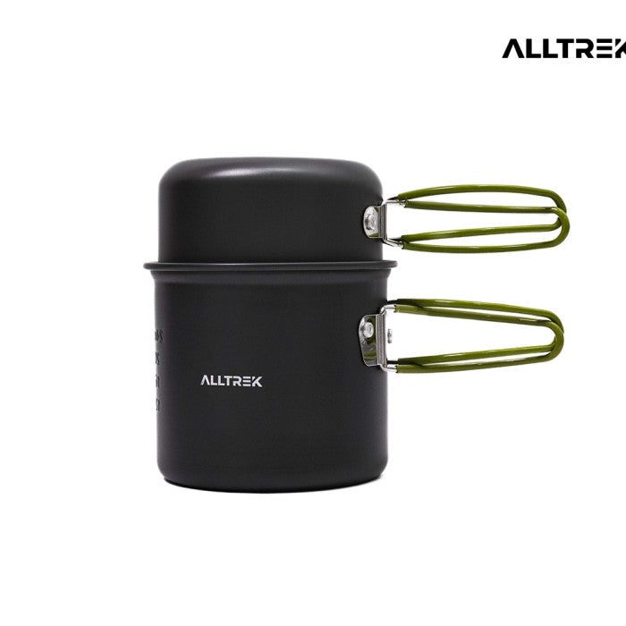ALLTREK Alat Masak Outdoor ACE001 Nesting + Steamed Tray Cookware