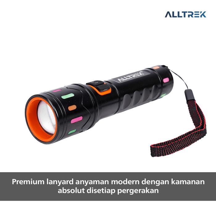 ALLTREK Senter Led Super Terang ATFL-02 Super Bright Long Range Multifungsi