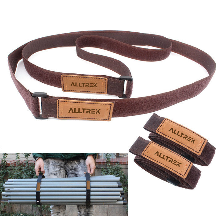 ALLTREK สายรัดแคมป์ปิ้ง สายรัดกระเป๋า บรรจุเข็มขัดนิรภัย Outdoor_2PCS