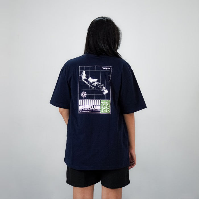 เสื้อยืด ALLTREK Outdoor ARCHIPELAGO 2.0 Combed 30s Kaos Regular Fit - สีขาว, M