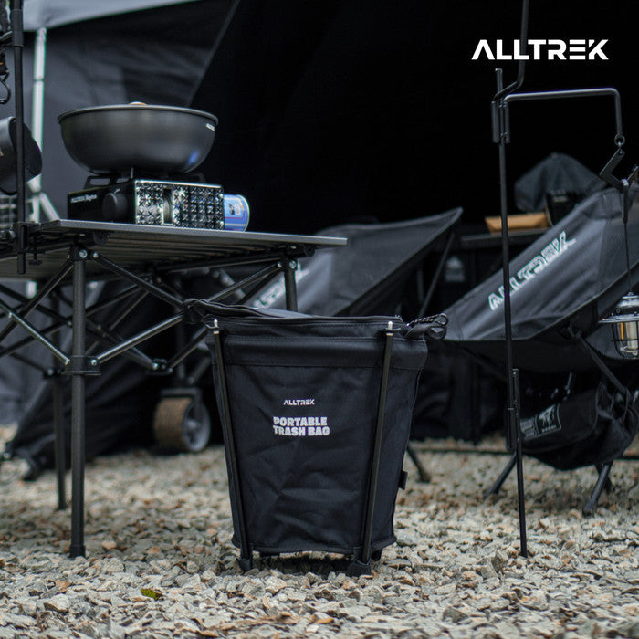 ALLTREK ถังขยะพับได้ 20 ลิตร ถังเก็บของ แบบพกพา มัลติฟังก์ชั่น