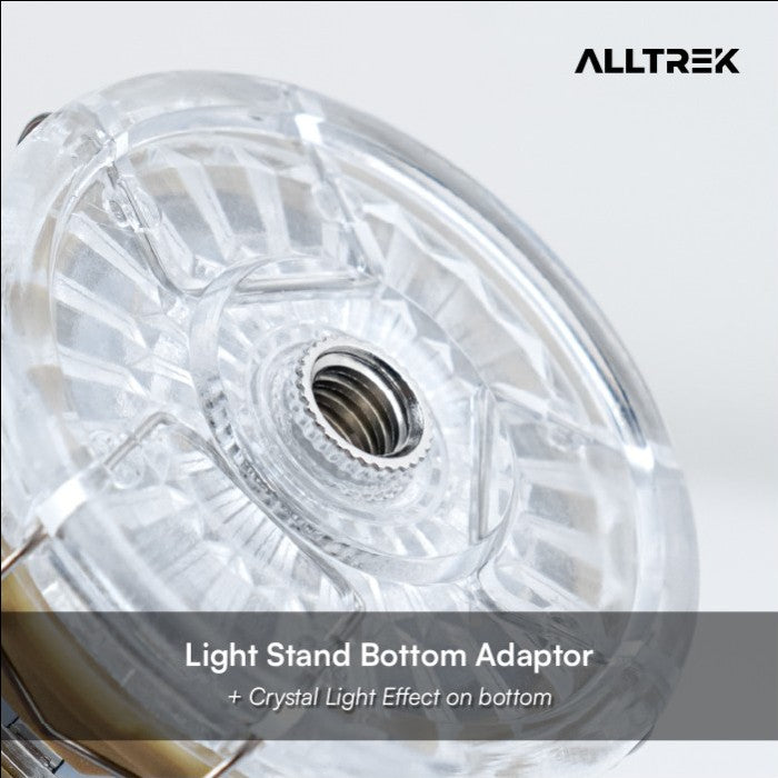 ALLTREK OXSA ไฟฉายฉุกเฉินแบบพกพา LED สำหรับตั้งแคมป์ - สีครีม
