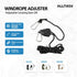 ALLTREK Tali Guyline Katrol With Carabiner Windrope reflective
