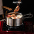 ALLTREK ชุดทำอาหารกลางแจ้ง 4in1 BRAISER เครื่องมือทำอาหารแคมป์ขนาดใหญ่
