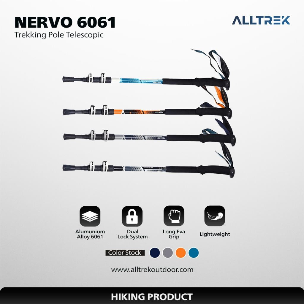 ALLTREK Trekking Pole Tongkat Mendaki Gunung NERVO Aluminium 6061 Telescopic