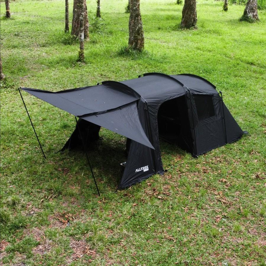 -ALLTREK Tenda Camping ECLIPTA BLACK 4P Double Layer Waterproof Tent
