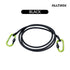 ALLTREK Multifunctional Carabiner สายรัดกระเป๋าเดินทางสำหรับรถจักรยานยนต์ - สีเขียวทหาร