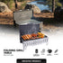 ALLTREK Folding Grill Table BBQ Camping Outdoor Stainless Steel