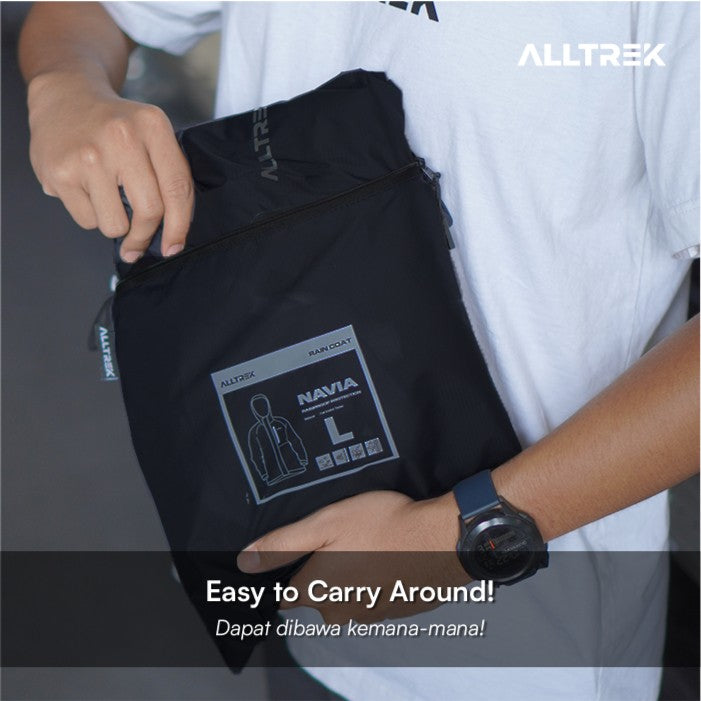 ALLTREK NAVIA Taslan เสื้อกันฝนเสื้อกันฝนกันน้ำกลางแจ้ง