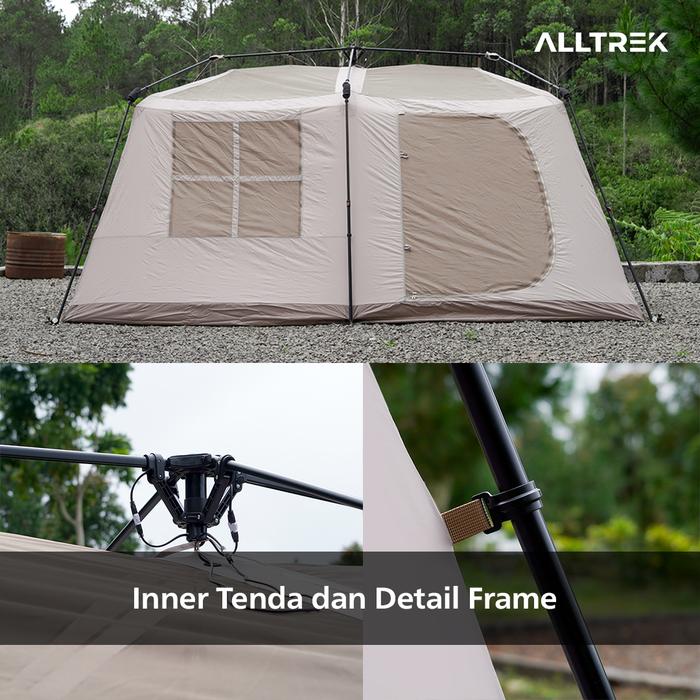 ALLTREK เต็นท์แคมป์หรู SKYLARK 2 ชั้น 2 ห้อง 1 โถง