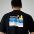 ALLTREK T-Shirt Outdoor Wavy Blue Combed 30s Kaos Regular Fit - สีดำ, M
