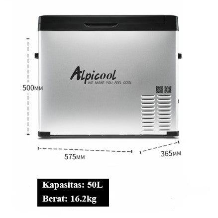 ALLTREK Multi-Function Car Mini Freezer ตู้เย็นแบบพกพา 12v/24v - 25L