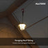 ALLTREK Glamping เต็นท์เต็นท์แคมป์ลมผ้าฝ้ายหรูหรากันน้ำ