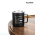 ALLTREK Stainless Cup TACTICAL Water Cup Stainless Steel Travel Cup Insulation Coffee Cup - Black